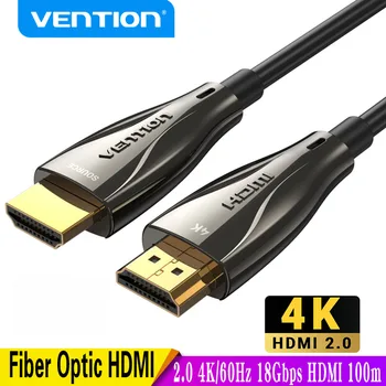 Sekkumise teel fiiberoptiliste HDMI Kaabel 4K/60Hz 2.0 HDMI Kaabel Xiaomi Mi Kasti PS5 5m 10M 20m HDMI Splitter HDR10 ARC HDCP2.2 3D 18Gbps
